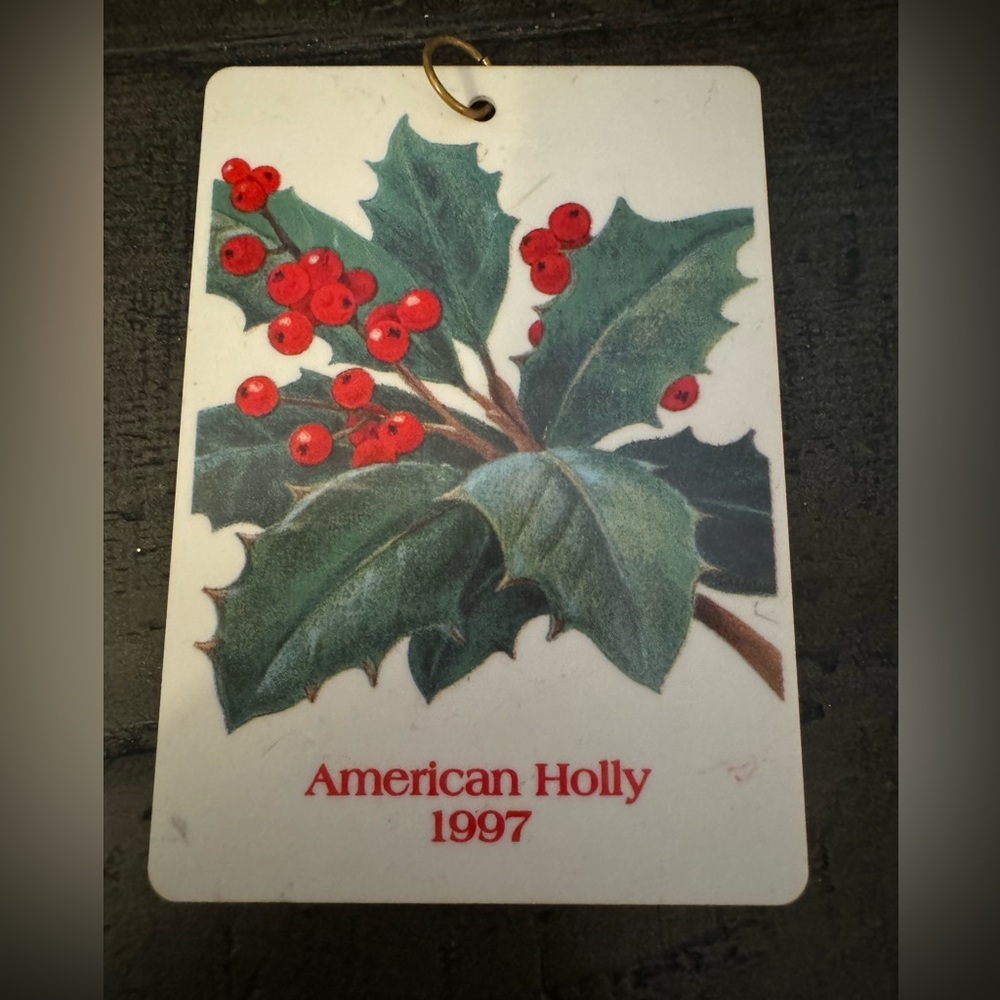 Hallmark Christmas ornament American Holly 1997 United States Postal Service